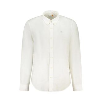Timberland Formal Shirts - Heren - Casual Overhemden - Wit - M - Katoen - Overhemden