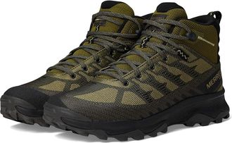 Merrell Speed Eco Mid Wp Mens Shoes Mosstone : 8 M