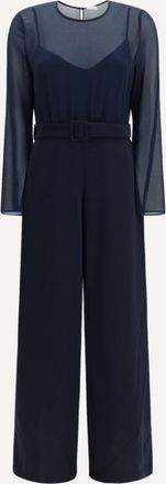 P.A.R.O.S.H. P. A.R. O.S. H. Jumpsuit in cady e chiffon Woman S