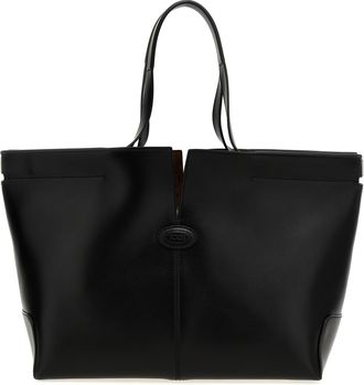 Tod's Black Calfskin Tote Womens Bag