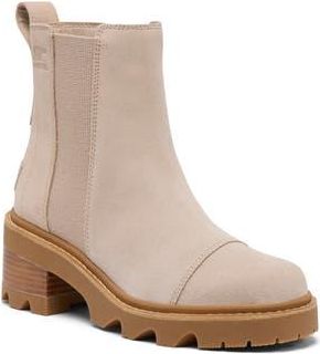 Sorel Joan Now Waterproof Chelsea Boot in Crushed Clay/Gum 2 at Nordstrom Rack, Size 9.5