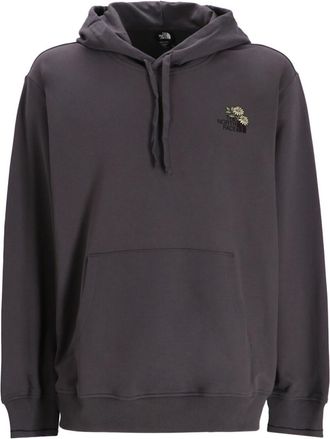 The North Face Dark Grey Logo Relaxed Hoodie