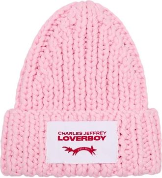 Charles Jeffrey Loverboy Chubby Beanie - unisex - Hoeden - Roze - ONE Size - Katoen - Accessoires