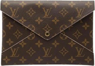 Louis Vuitton Pre-owned Clutches, female, Brown, Size: ONE SIZE Pre-owned Fabric Clutch