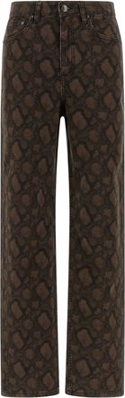 Rotate Draai Birger Christensen jeans met dierenprint