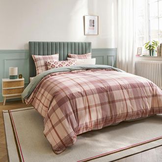 La Redoute Interieurs Dekbedovertrek in gewassen katoen, geweven-geverfde ruitjes, DOLLON