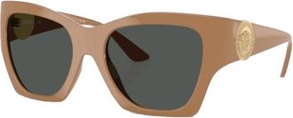Versace Dark Grey Butterfly Mens Sunglasses VE4452 551787 55