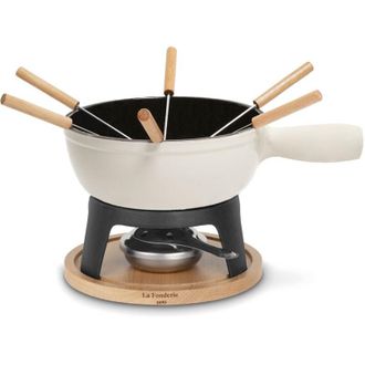 H.Koenig Mont Blanc Set De Fondue Blanco La Fonderie 1890