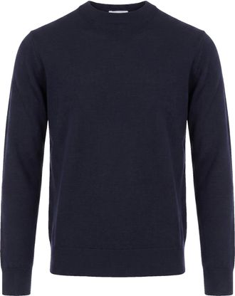 Paolo Pecora Fine Knit Crewneck Wool-Blend Sweater