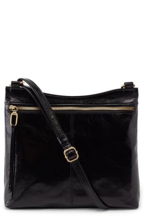 Hobo Cambel Leather Crossbody Bag in Black at Nordstrom