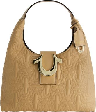 True Religion Quilted Horseshoe Medium Hobo in Camel at Nordstrom