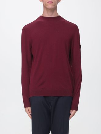 Peuterey Pure Wool Crew-Neck Jumper with Logo Patch on the Sleeve