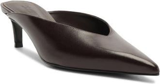 Schutz Loren Mule in Dark Brown at Nordstrom, Size 10.5
