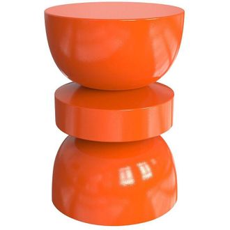 Vente-Unique Tavolo supplementare in Metallo Arancione - TUVAMI