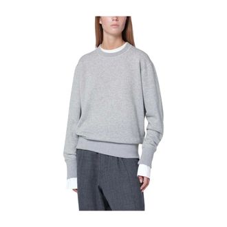 Darkpark Sweatshirts, female, Gray, Size: XS Cashmere Blend Grey Sweater