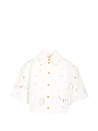 Zimmermann White Regular Solid Shirt