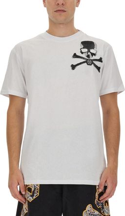 Philipp Plein T-Shirt With Logo-Uomo