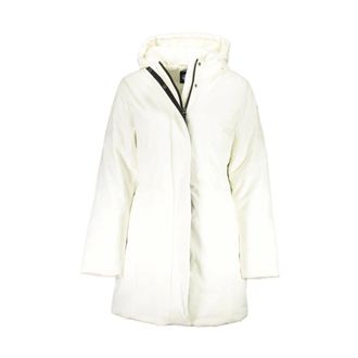 North Sails Jassen, Dames, Wit, XS, Polyester, Jacket met lange mouwen en capuchon
