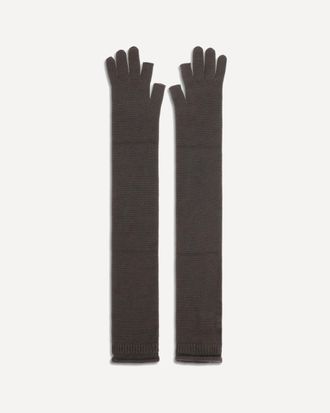 Rick Owens Long fingerless wool Gloves Female UNI