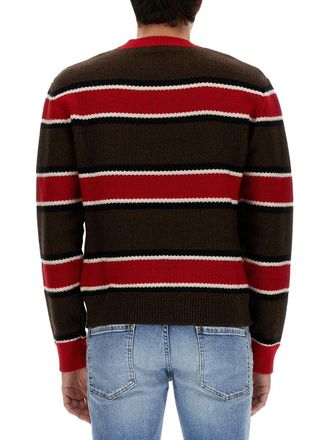 Dsquared2 Logo Virgin Wool Sweater - Multicolor