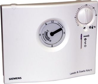 SIEMENS Termostato Programable, Con Reloj Diario Anal&oacute;gico