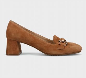 Vaneli Womens Ashlan Heeled Pumps In Russet Suede