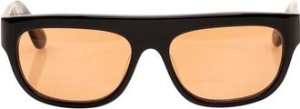 Retro Superfuture Serioso Refined - Heren - Zonnebrillen - Zwart - ONE Size - Accessoires