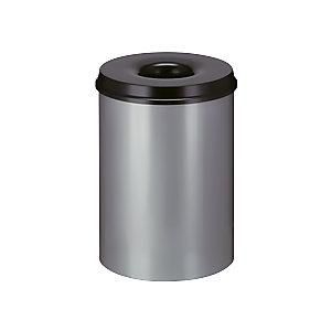 EKO V-part - Papelera De Seguridad Acero Autoextinguible Capacidad 30 L