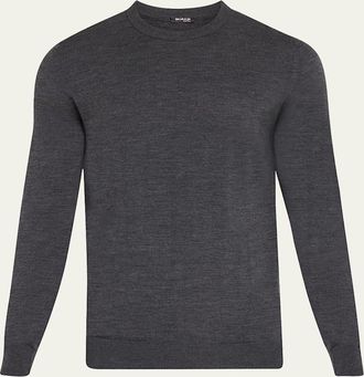 Kiton Mens Wool Crewneck Sweater