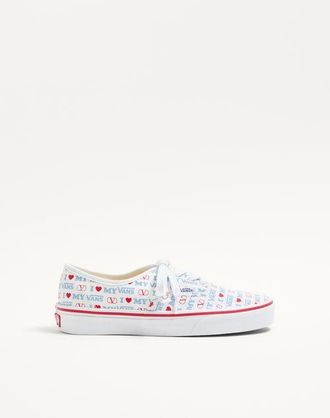 Valentino Garavani Valentino Garavani And Vans Low-Top Trainer In Valentino Vans Love Print Fabric Wo