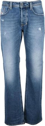 Diesel Blue Larkee Regular Fit Cotton Elastane Jeans