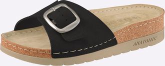 Casual Looks Pantolette CASUAL LOOKS, Damen, Gr. 36, beige, Lederimitat, Schuhe Pantolette