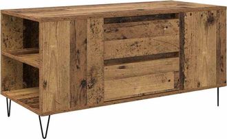 vidaXL Coffee Table Old Wood 102 x 44.5 x 50 cm Engineered Wood vidaXL