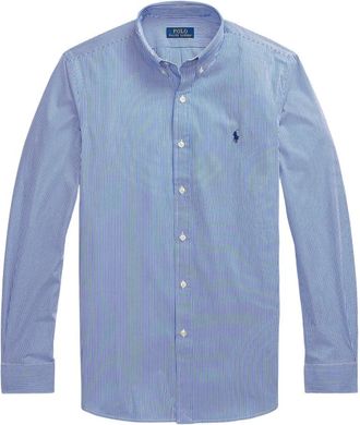 Ralph Lauren Hemd - Heren - Casual Overhemden - Blauw - S - Overhemden