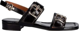 Billi Bi T. Moro Kalfsleren Sandaal - Dames - Sandalen - Bruin - 36 EU - Leer - Schoenen
