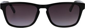 Calvin Klein Jeans Rechthoekige Zonnebril - Heren - Zonnebrillen - Zwart - 55 MM - Accessoires