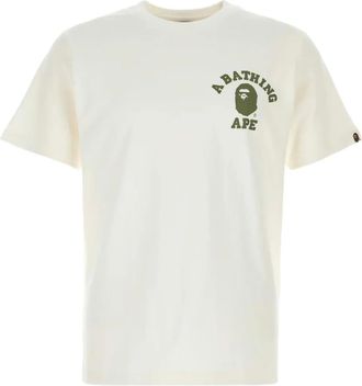 A Bathing Ape T-shirt con logo - Bianco
