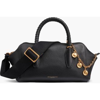 DKNY Chantilly Mini Satchel in Blk/gold at Nordstrom