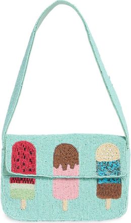 Collection XIIX Beaded Ice Cream Pops Baguette Shoulder Bag in Seafoam Multi at Nordstrom Rack