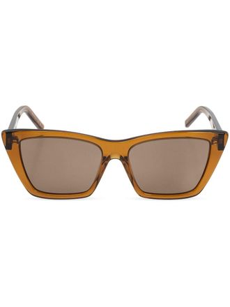Saint Laurent Eyewear Occhiali da sole SL 276 Mica cat-eye - Marrone