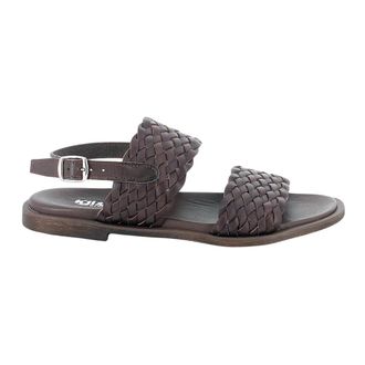 Igi & Co Leather Flat Sandals - female - Igi&Co - Flat Sandals - Brown - 7 UK - Shoes