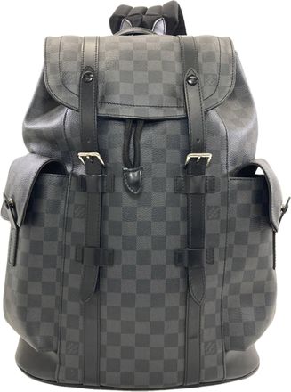 Louis Vuitton Damier Graphite Damier Graphite Damier Canvas Backpack (Pre-Owned)