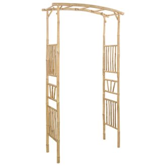 vidaXL Arco De Jard&iacute;n Natural 110 X 40 X 205 Cm Bamb&uacute; Vidaxl