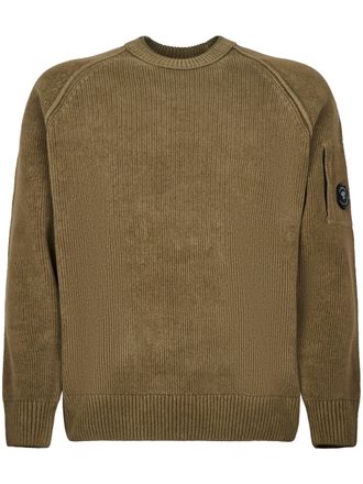 C.P. Company Chenille Cotton Lens Crewneck Sweater