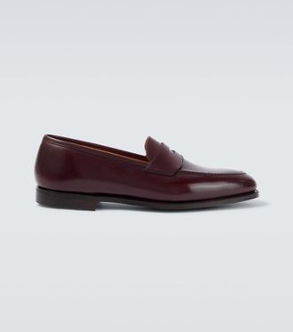 George Cleverley Bradley II leather penny loafers
