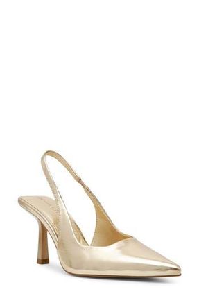Anne Klein Indianna Slingback Pump in Platinum Pu at Nordstrom Rack, Size 6.5