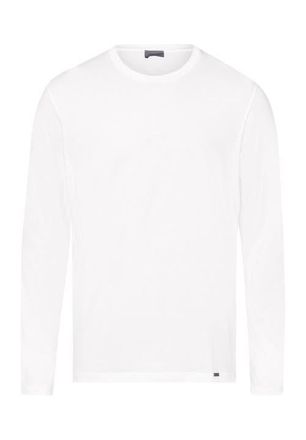 Hanro Living Shirts Cotton Crew Neck Top in White at Nordstrom, Size Xx-Large