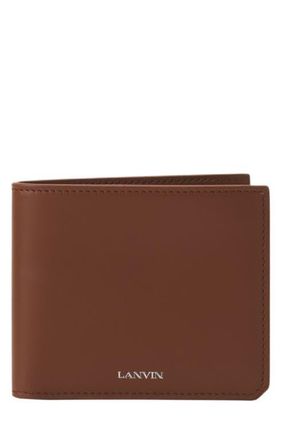 Lanvin Compagnon Leather Wallet in Chestnuts at Nordstrom