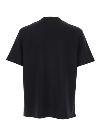 Balmain Logo-Embroidered T-Shirt - Black