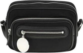 Stella McCartney Polyamide Rugzak met Meerdere Vakken - Dames - Schoudertassen - Zwart - ONE Size - Tassen